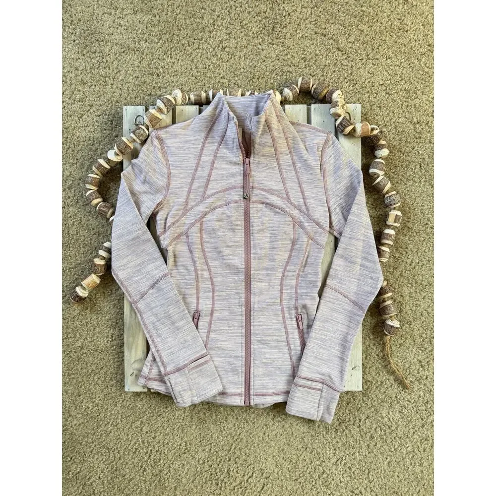 Lululemon Wee Are From Space Pink Bliss Vintage Mauve Heathered Define Jacket